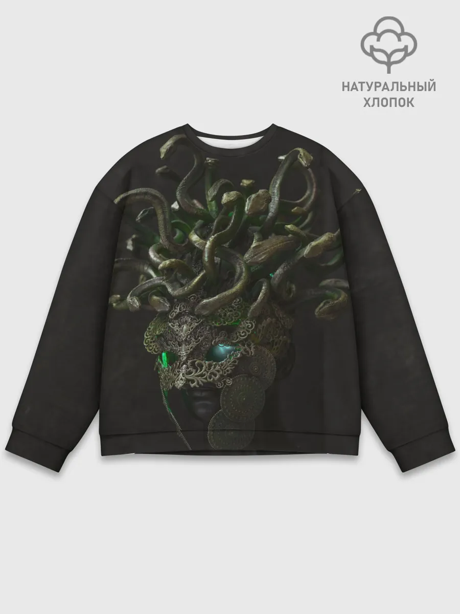 Мужской свитшот базовый / Медуза Горгона | Эвриала
