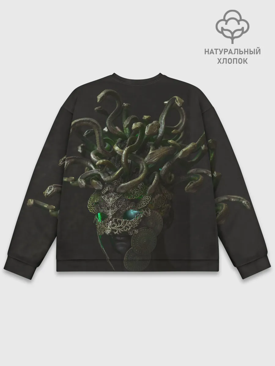 Мужской свитшот базовый / Медуза Горгона | Эвриала