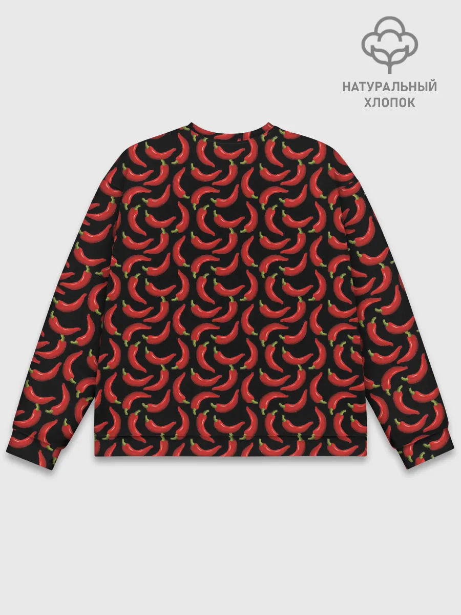 Мужской свитшот базовый / Hot pepper