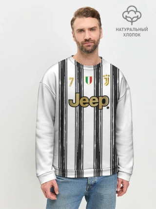 Мужской свитшот базовый / Футбольная форма Роналдо 20/21