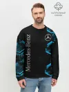 Мужской свитшот базовый / Mercedes | Мерседес | Неон