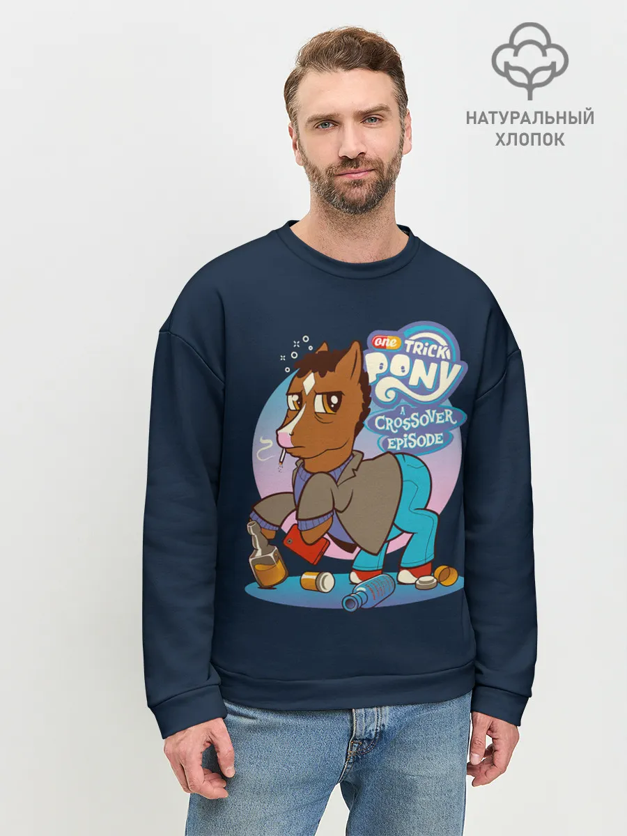 Мужской свитшот базовый / Pony x Bojack