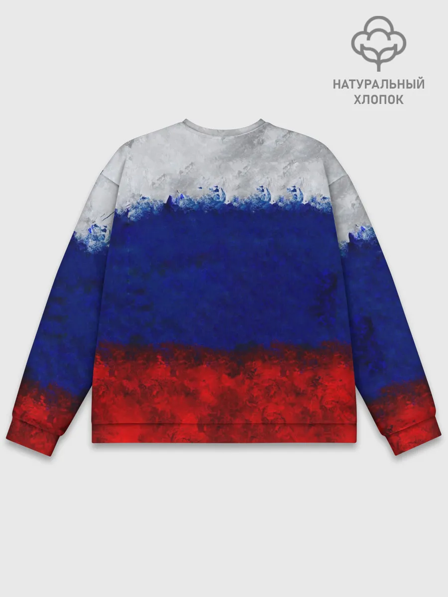 Мужской свитшот базовый / Россия | Russia | Герб