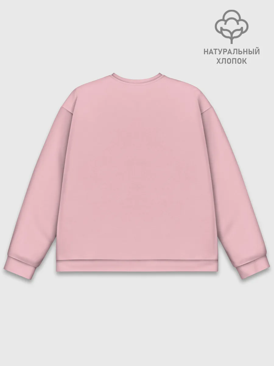 Мужской свитшот базовый / Divine white snake