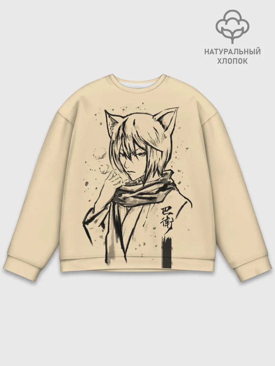 Мужской свитшот базовый / Kitsune Tomoe