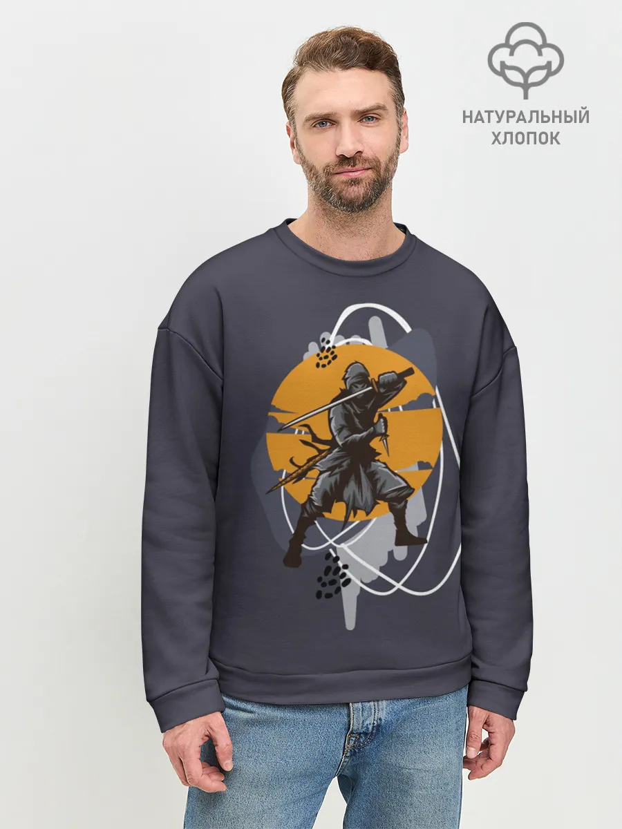 Мужской свитшот базовый / Ниндзя