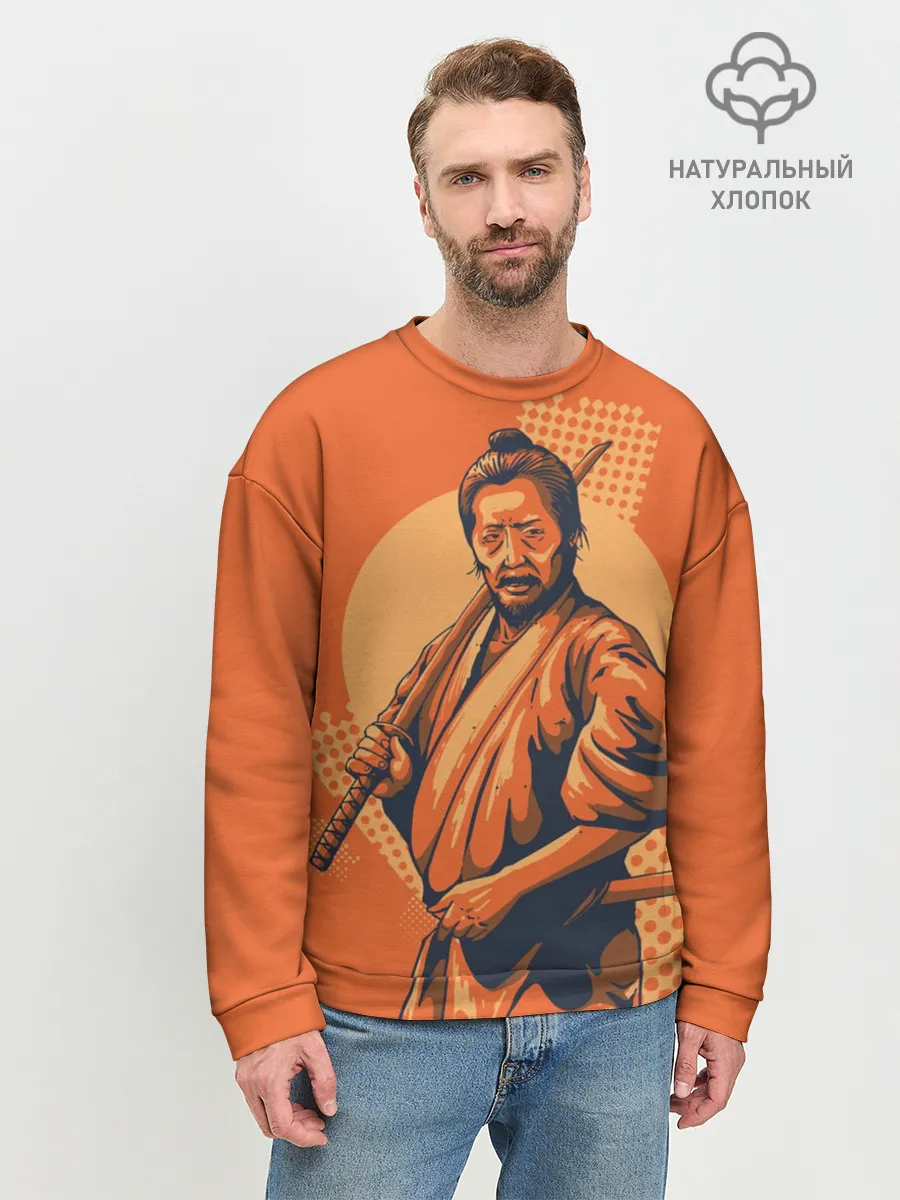 Мужской свитшот базовый / Самурай