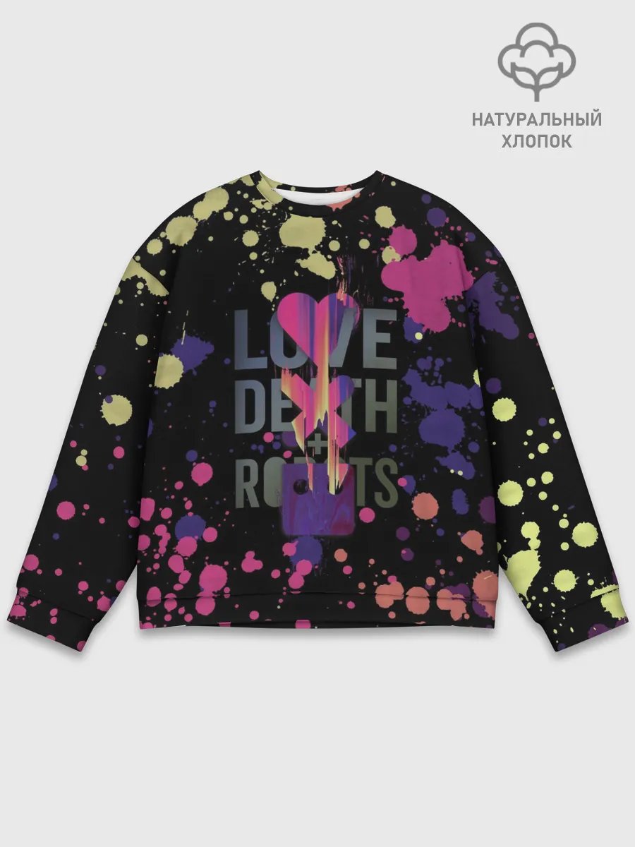 Мужской свитшот базовый / Love, Death and Robots