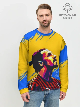 Мужской свитшот базовый / ЗЛАТАН ИБРАГИМОВИЧ / ШВЕЦИЯ