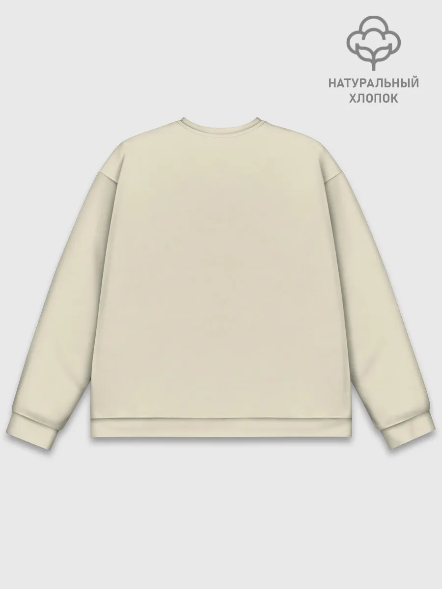 Мужской свитшот базовый / Маска Танджиро Камадо