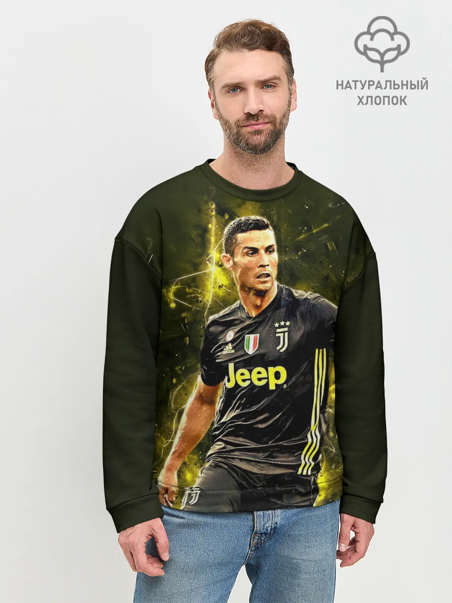 Мужской свитшот базовый / Cristiano Ronaldo