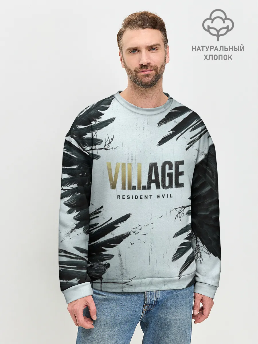 Мужской свитшот базовый / Resident Evil Village. Crow