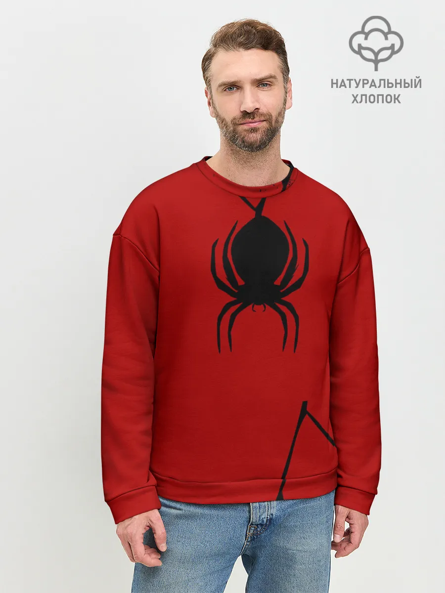 Мужской свитшот базовый / Паук 3D