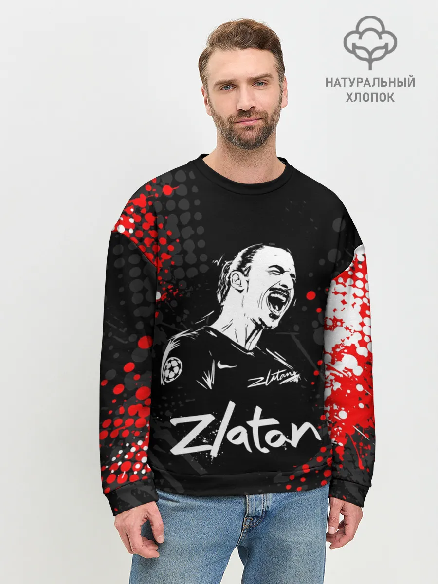 Мужской свитшот базовый / ЗЛАТАН ИБРАГИМОВИЧ / ZLATAN
