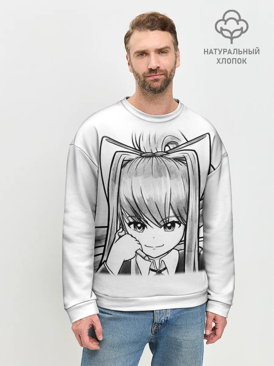 Мужской свитшот базовый / Doki Doki Literature Club