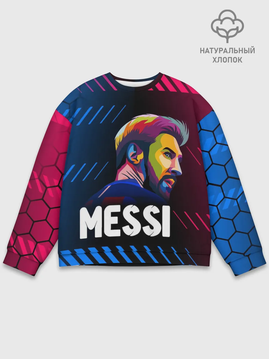 Мужской свитшот базовый / ЛИОНЕЛЬ МЕССИ / BARCELONA