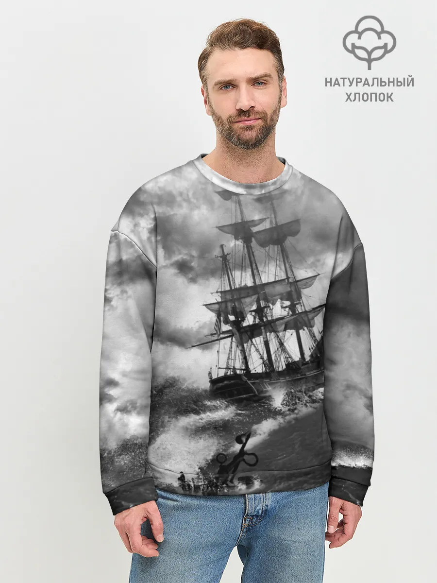 Мужской свитшот базовый / Парусник