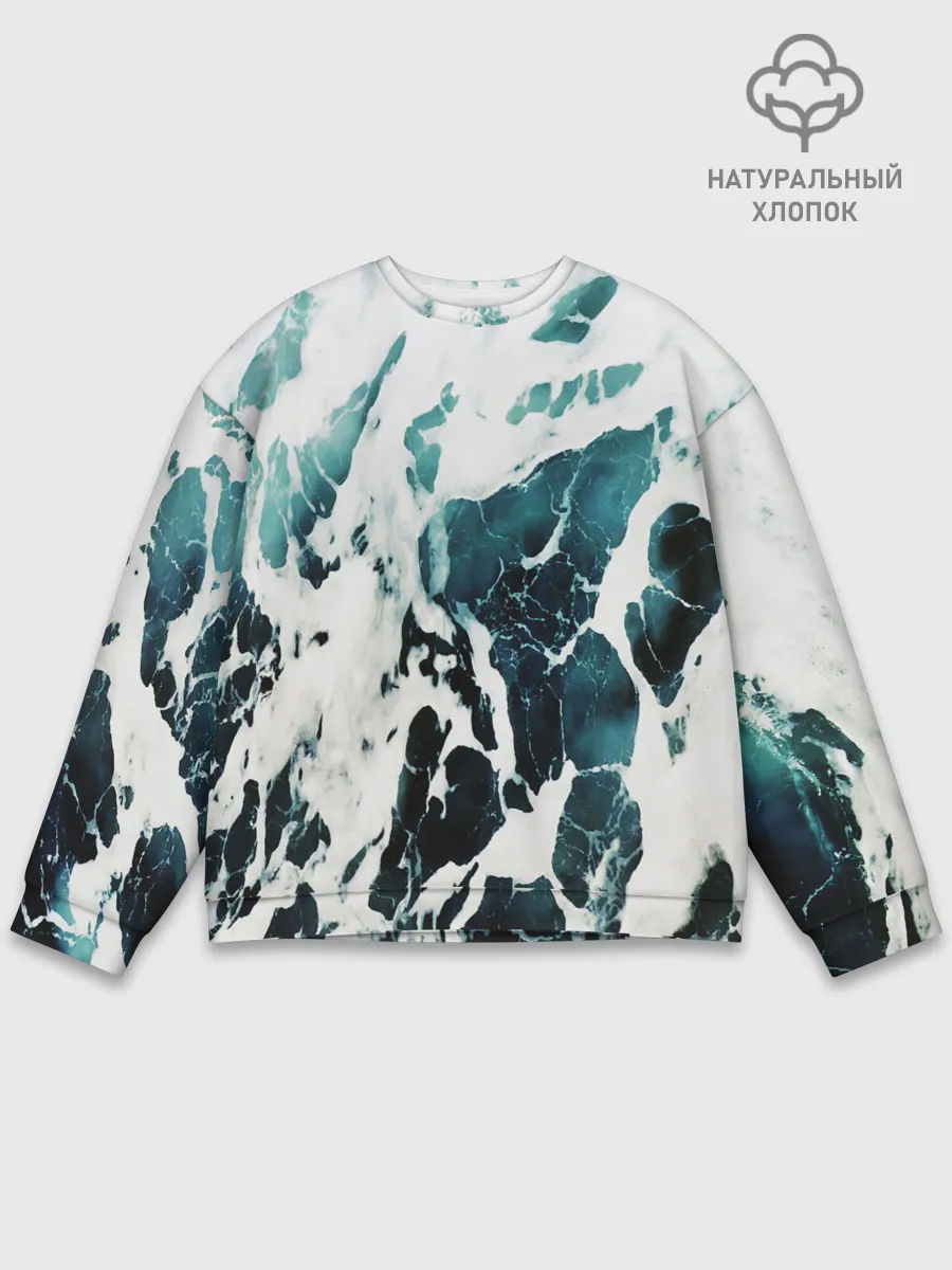 Мужской свитшот базовый / море