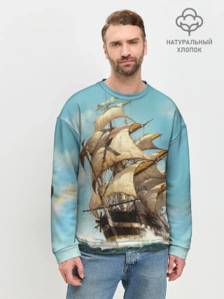 Мужской свитшот базовый / Парусник