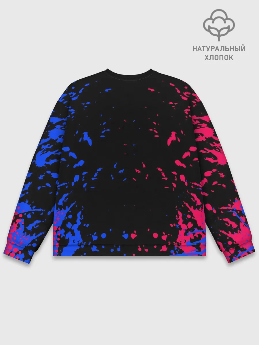 Мужской свитшот базовый / ЛУИС СУАРЕС / БАРСЕЛОНА