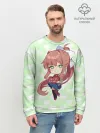 Мужской свитшот базовый / Chibi Monika