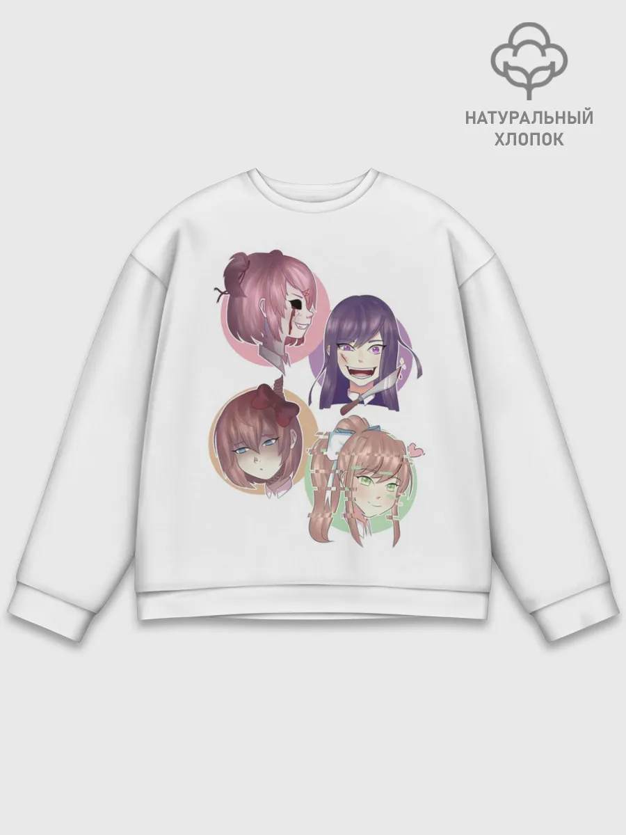 Мужской свитшот базовый / Doki Doki Literature Club
