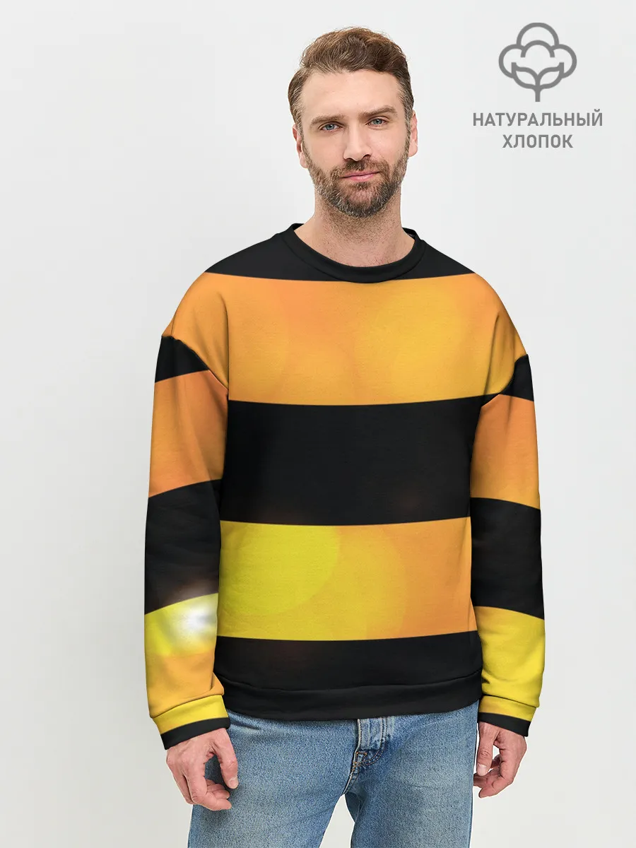 Мужской свитшот базовый / Георгиевская лента