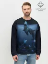 Мужской свитшот базовый / касатки