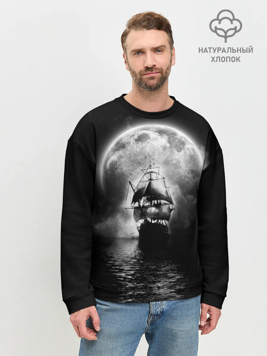 Мужской свитшот базовый / Летучий голландец