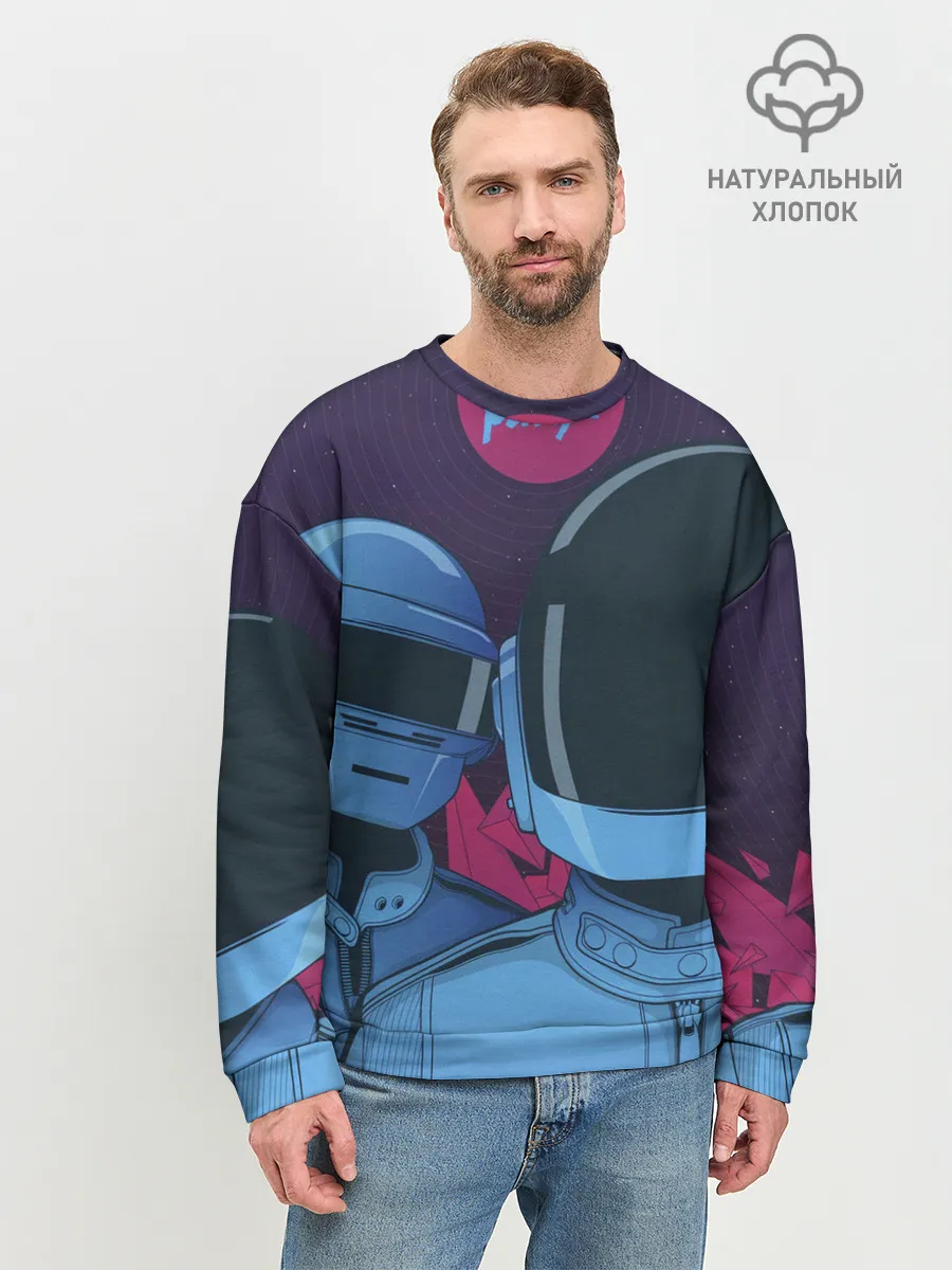 Мужской свитшот базовый / Daft Punk