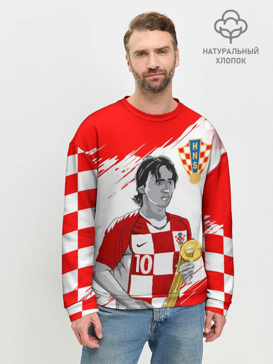 Мужской свитшот базовый / ЛУКА МОДРИЧ / LUKA MODRIC