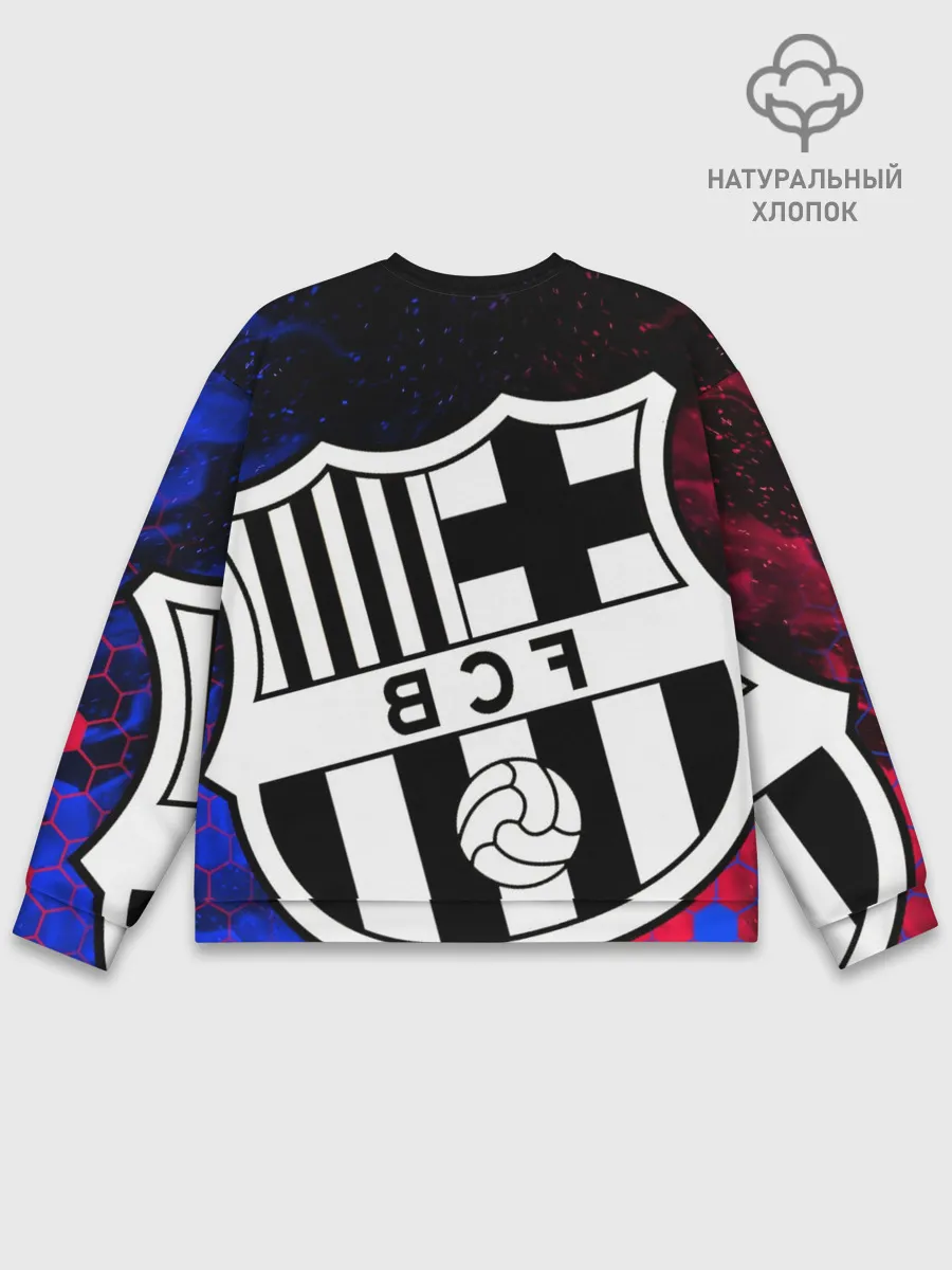 Мужской свитшот базовый / ЛУИС СУАРЕС / БАРСЕЛОНА