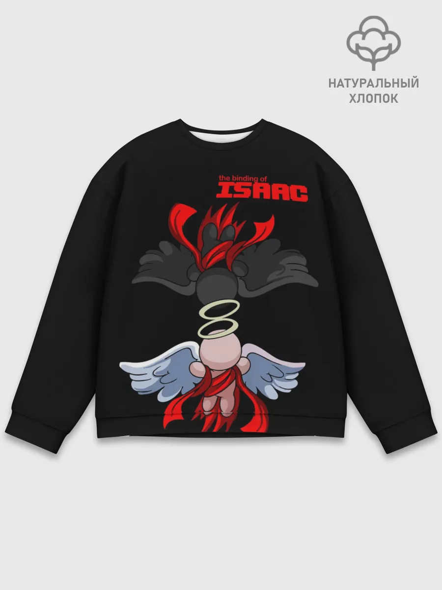 Мужской свитшот базовый / The Binding of isaac Angels
