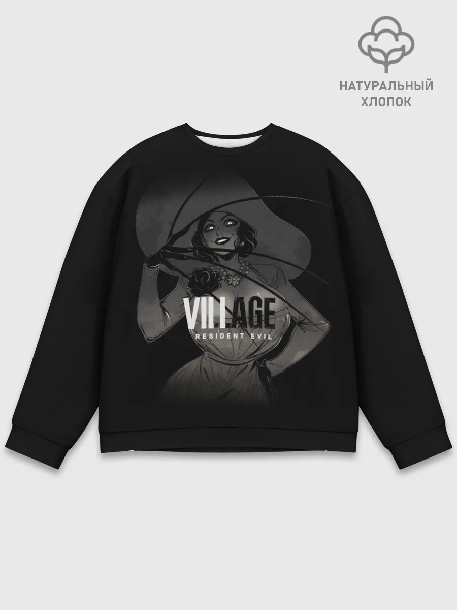 Мужской свитшот базовый / Resident Evil Леди Димитреску
