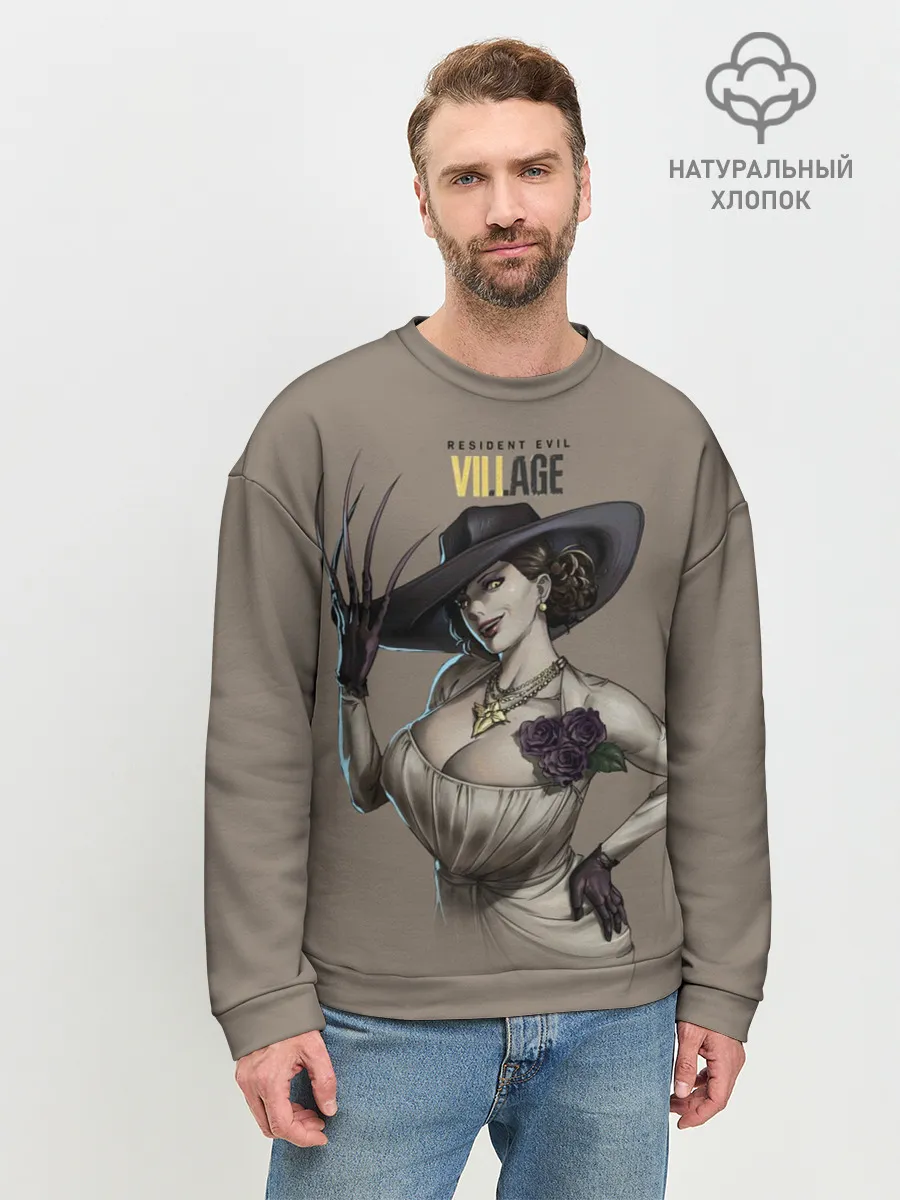 Мужской свитшот базовый / Resident Evil Lady Dumitrescu