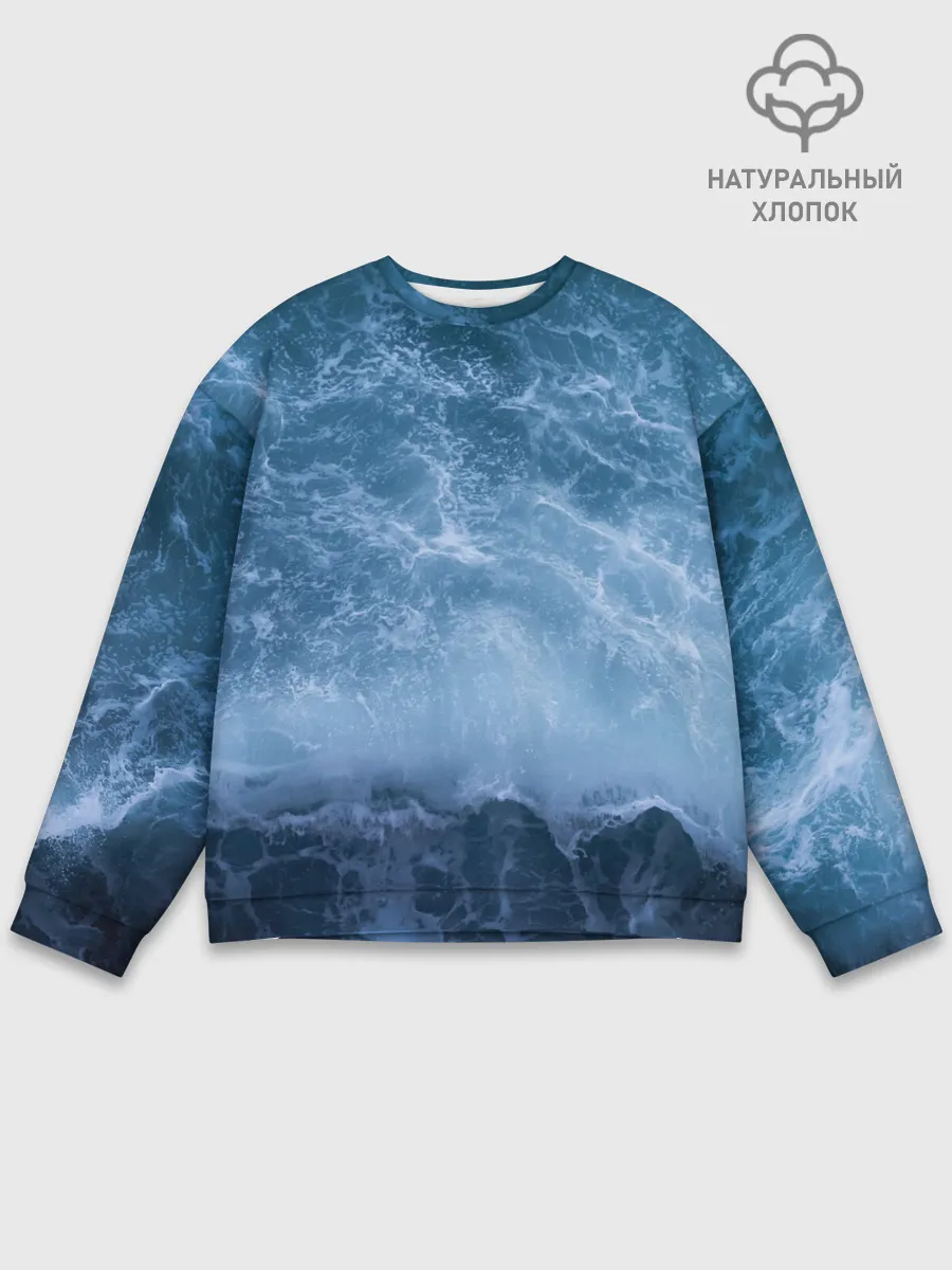 Мужской свитшот базовый / океан