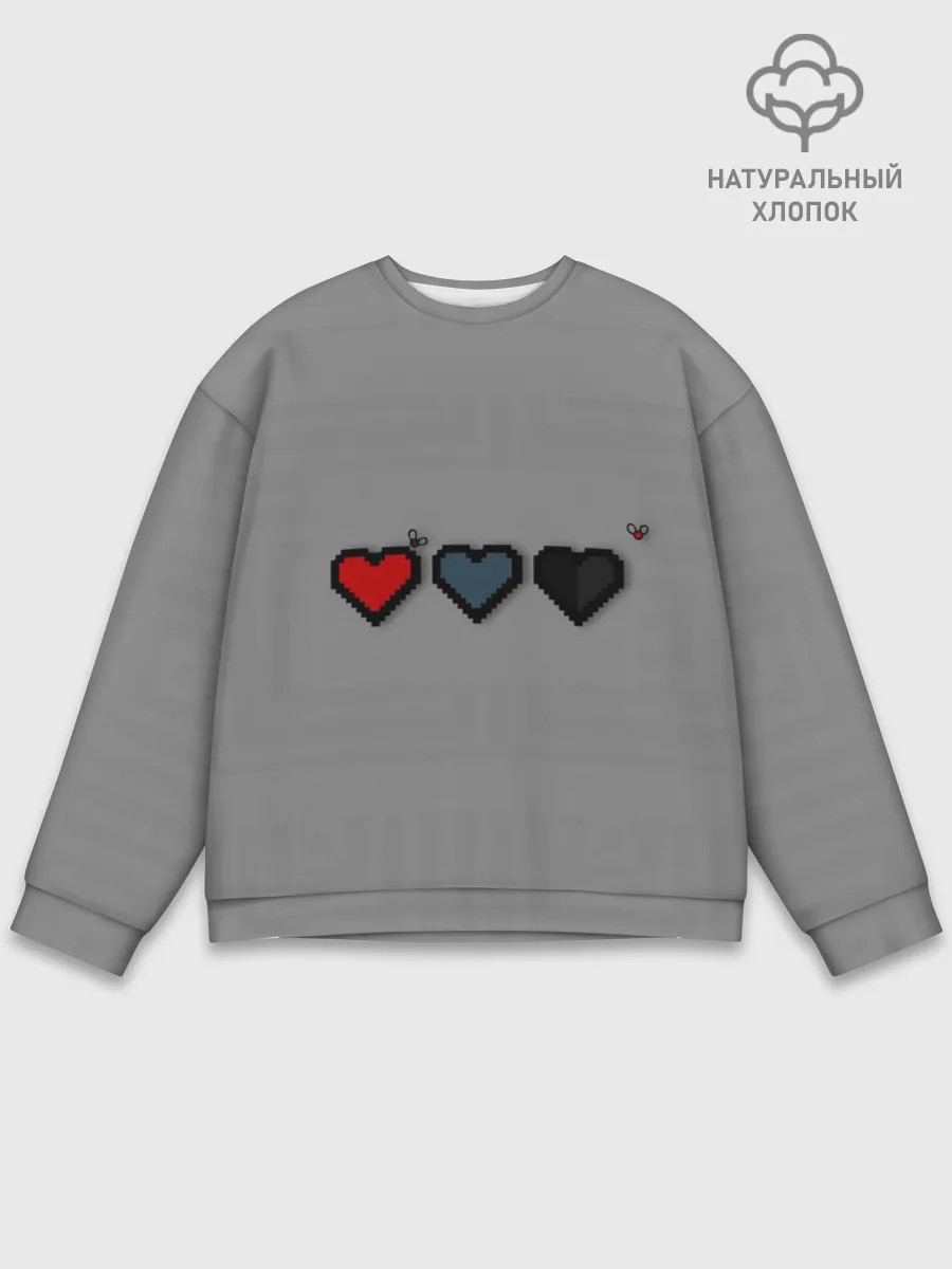 Мужской свитшот базовый / The binding of isaac Lives