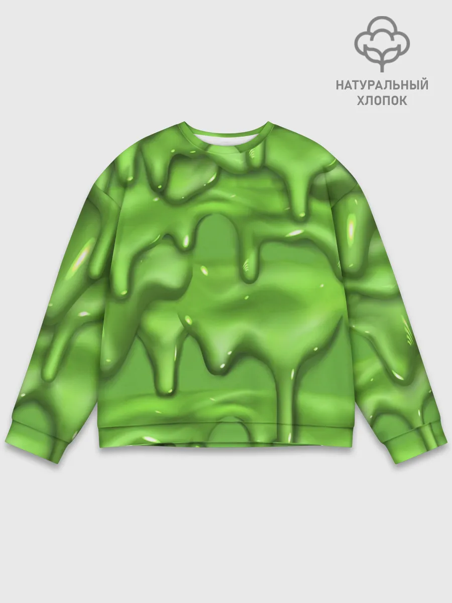 Мужской свитшот базовый / Green Slime