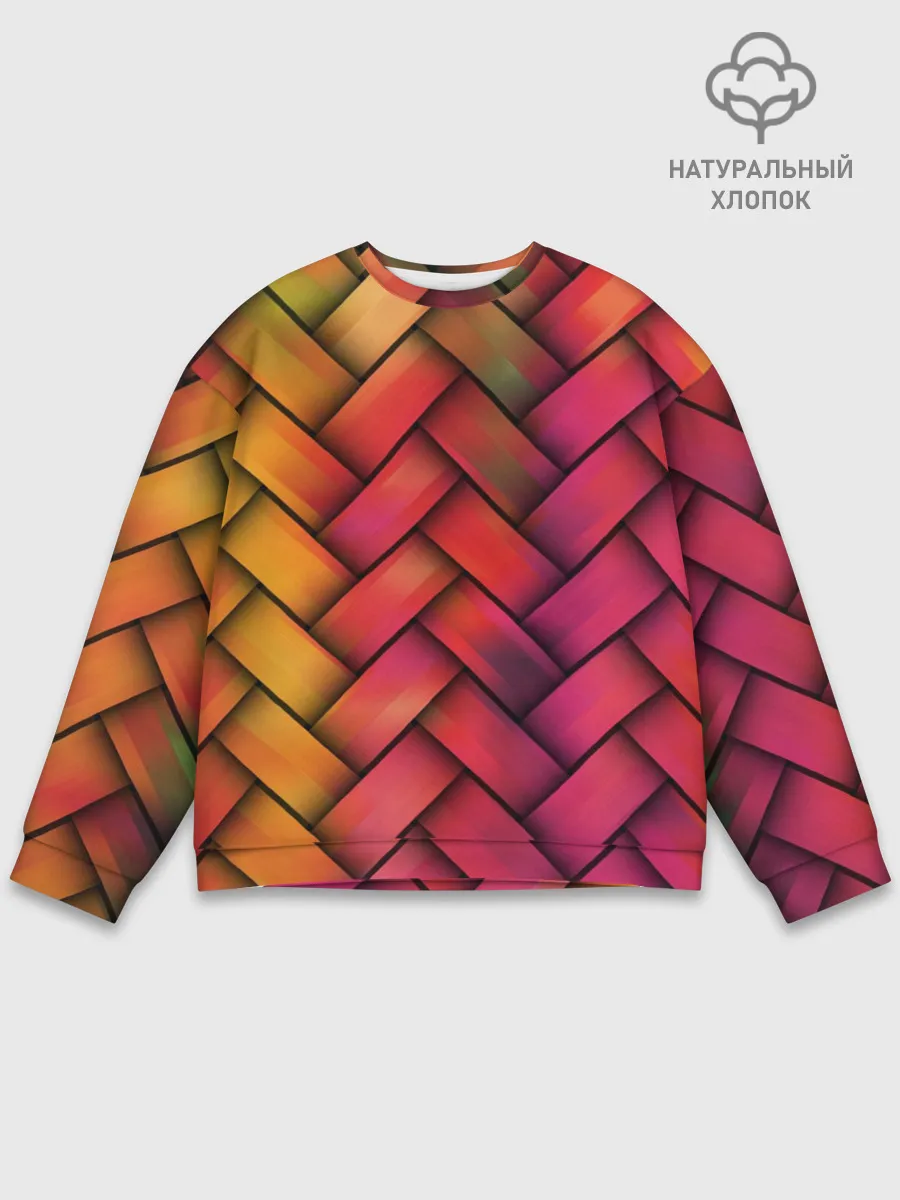 Мужской свитшот базовый / Colorful weave