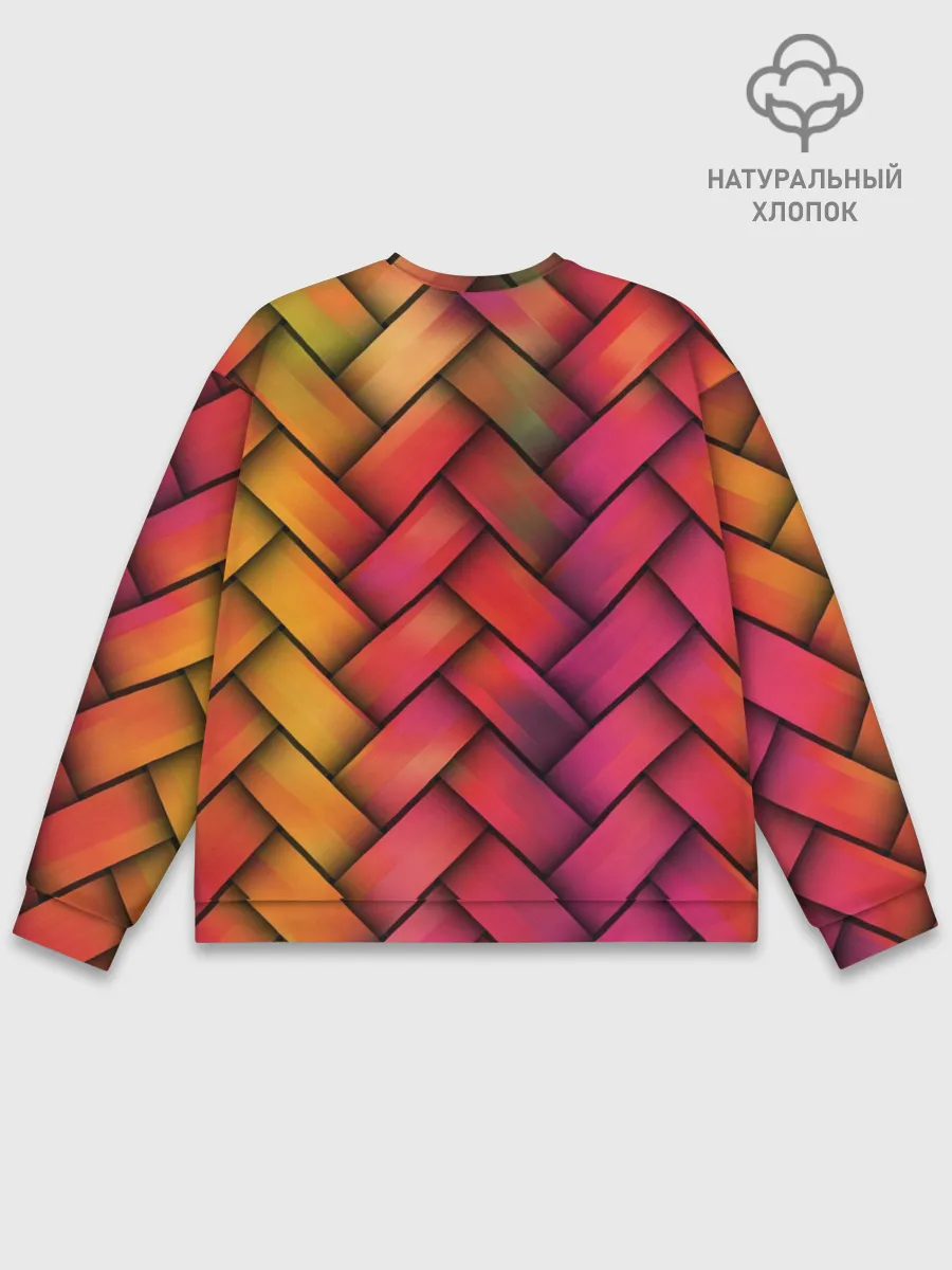 Мужской свитшот базовый / Colorful weave