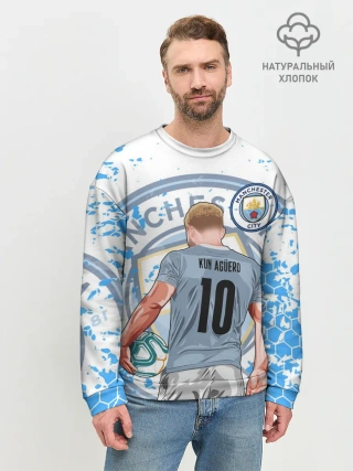 Мужской свитшот базовый / СЕРХИО АГУЭРО / SERGIO AGUERO