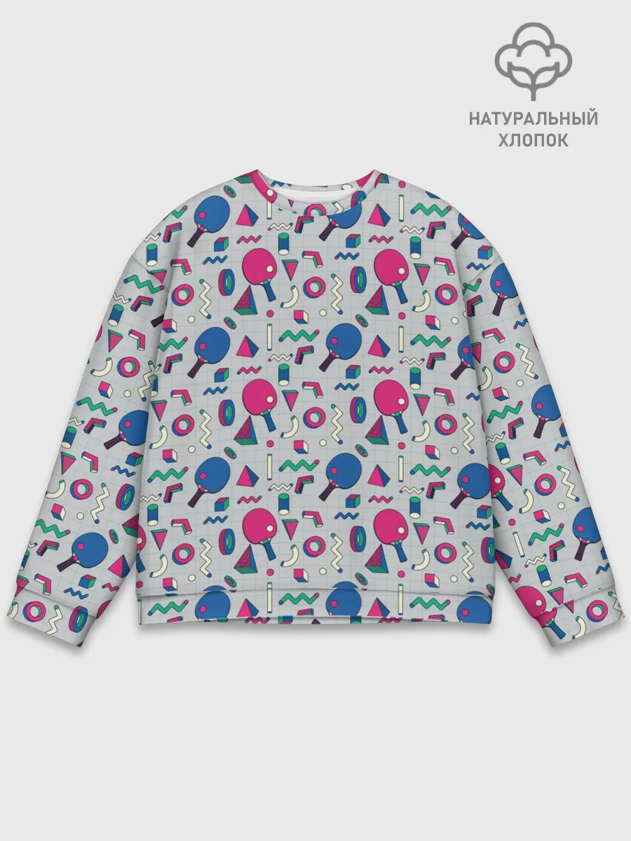 Мужской свитшот базовый / Настольный Теннис