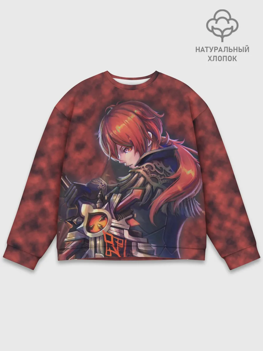 Мужской свитшот базовый / Diluc - Genshin Impact