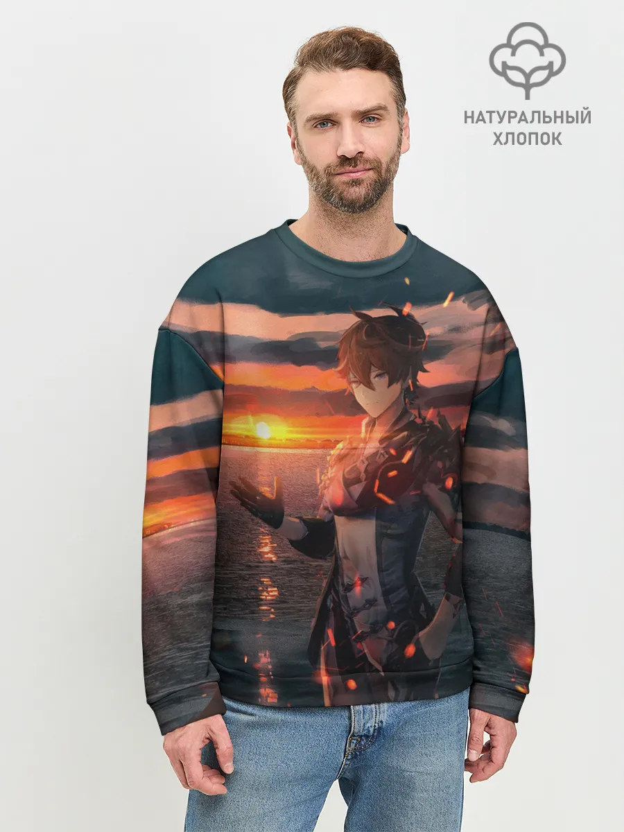 Мужской свитшот базовый / Tartaglia art