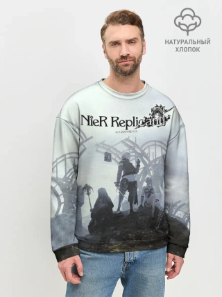 Мужской свитшот базовый / NieR Replicant