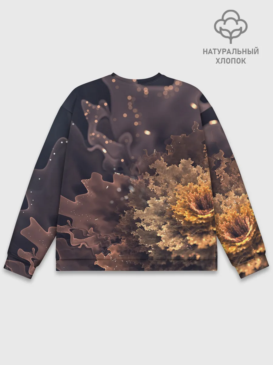 Мужской свитшот базовый / КосмиЧеский Цветок