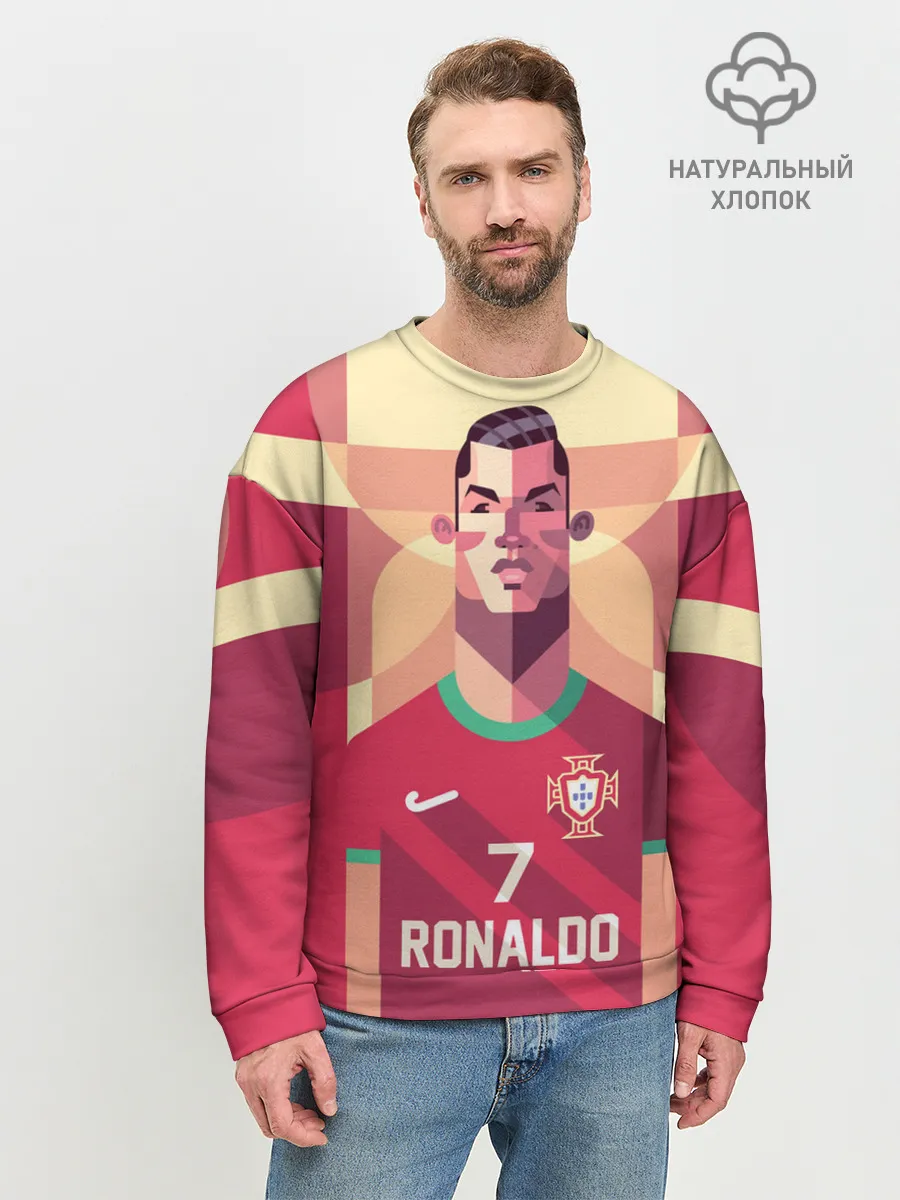 Мужской свитшот базовый / Криштиану Роналду