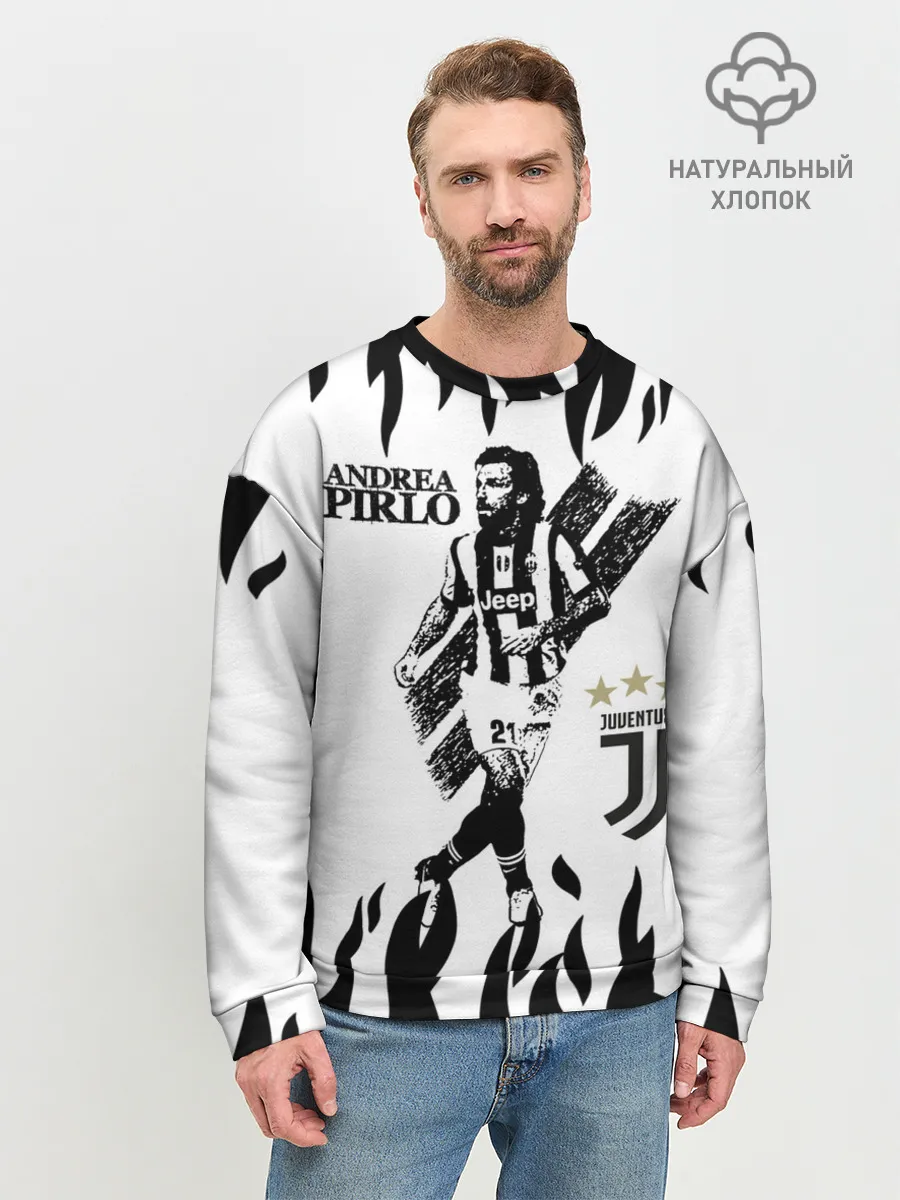 Мужской свитшот базовый / Андреа Пирло/Andrea Pirlo