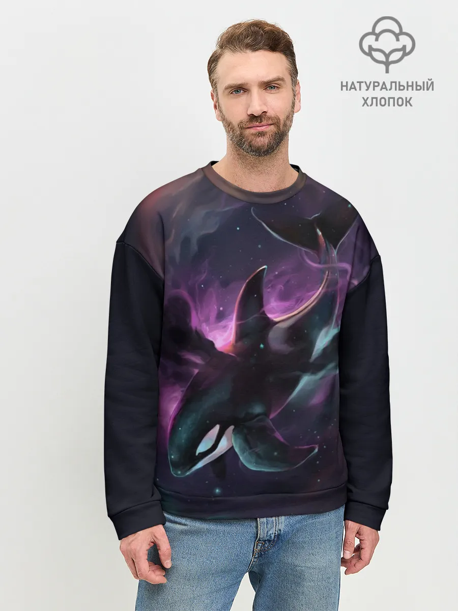 Мужской свитшот базовый / касатка