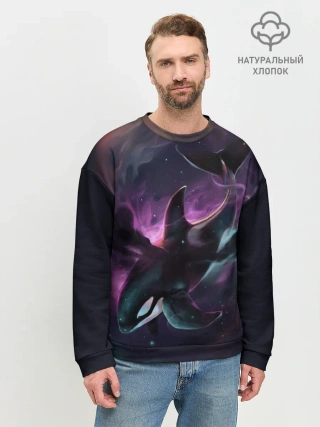 Мужской свитшот базовый / касатка